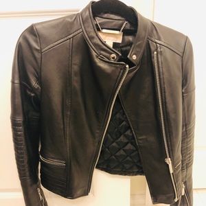 Michael kors real lamb leather jacket